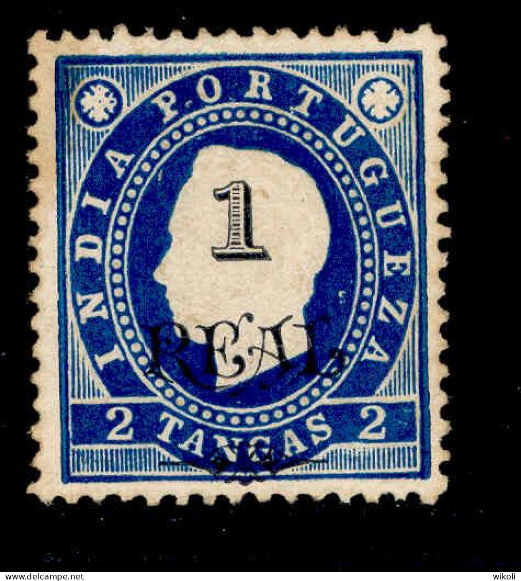 ! ! Portuguese India - 1902 D. Luis OVP 1 R (Perf. 12 3/4) - Af. 167 - No Gum (ca 139) - Portugiesisch-Indien