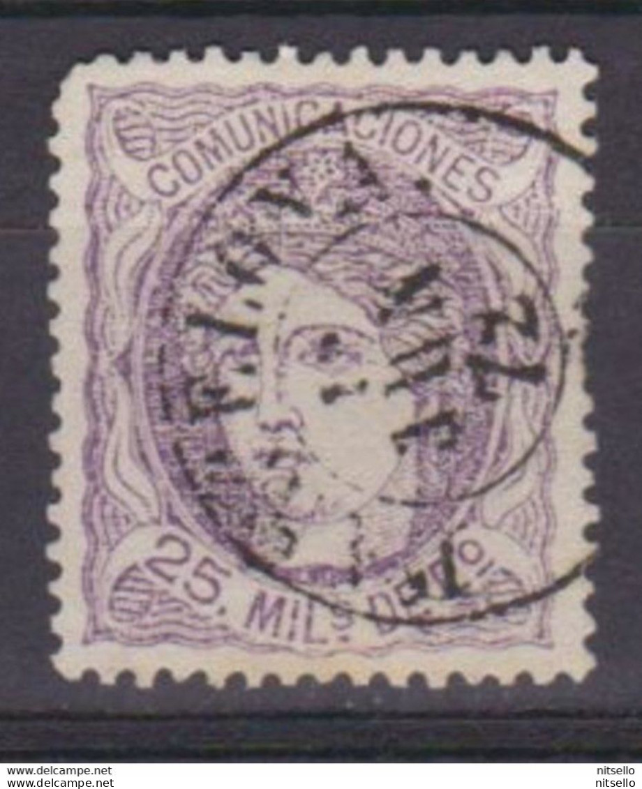 LOTE 1813  /// (C110) ESPAÑA 1870  EDIFIL Nº: 106 ALEGORIA  // CAT./COTE: 13€  ¡¡¡ OFERTA - LIQUIDATION - JE LIQUIDE !!! - Usati