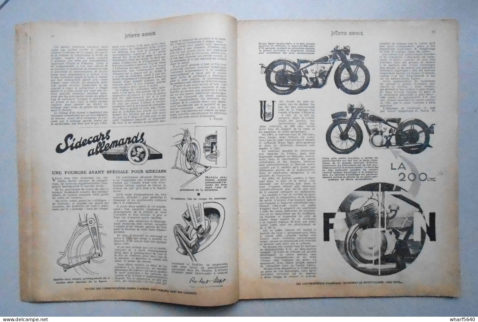 Moto Revue N°568,  27 Janvier 1934 - 1900 - 1949