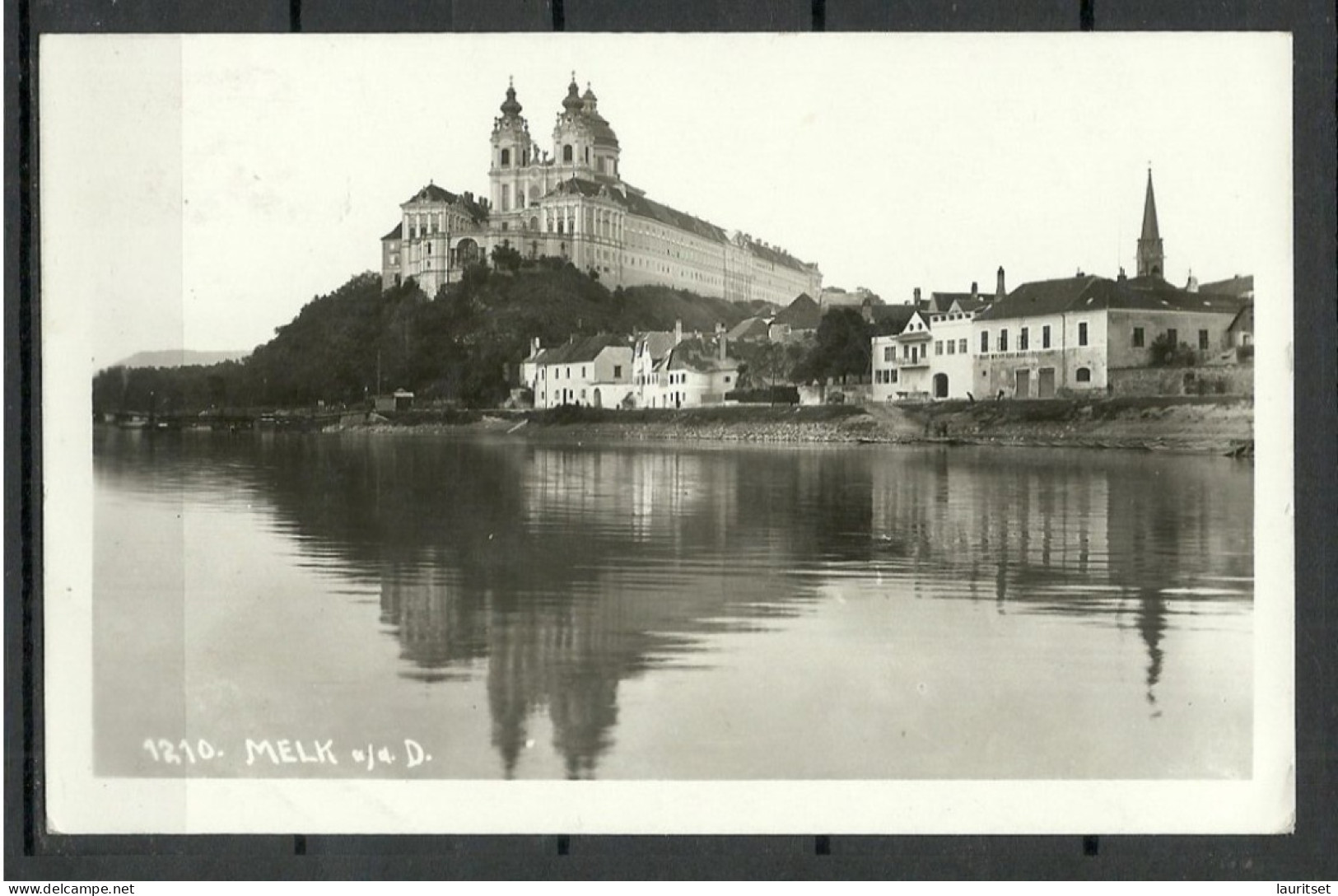 Austria Österreich MELK A. Donau, Used, O Wien-Grein-St. Valentin 1936, Sent To Denmark O Coat Of Arms Wappe Stift Melk - Melk