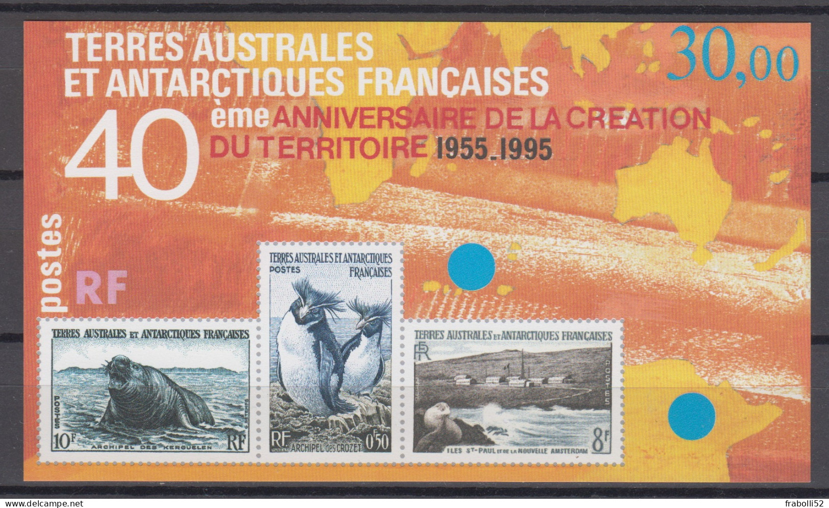 Terre Australi Ed Antartiche Francesi TAAF Nuovi :   BF  N.  2 ** - Blocs-feuillets