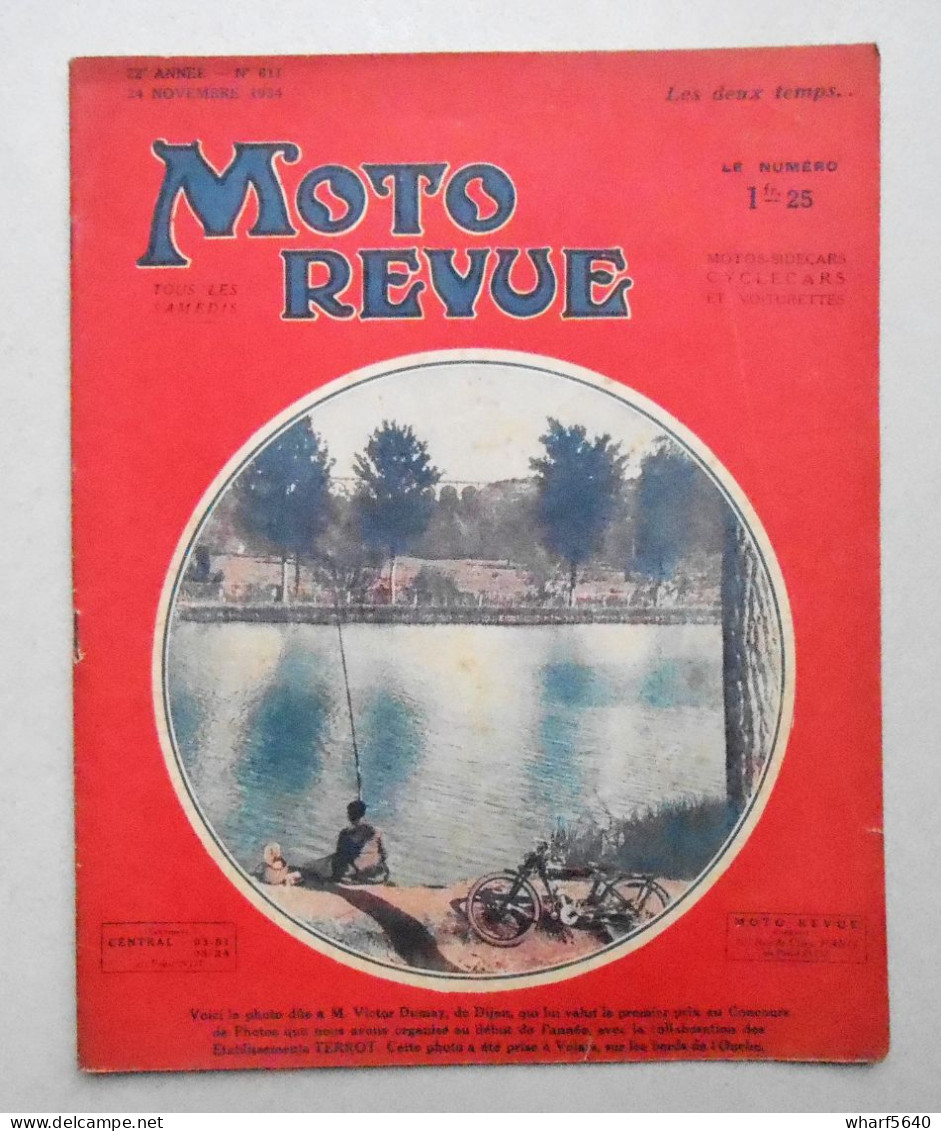 Moto Revue N° 611,  24 Novembre 1934 - 1900 - 1949