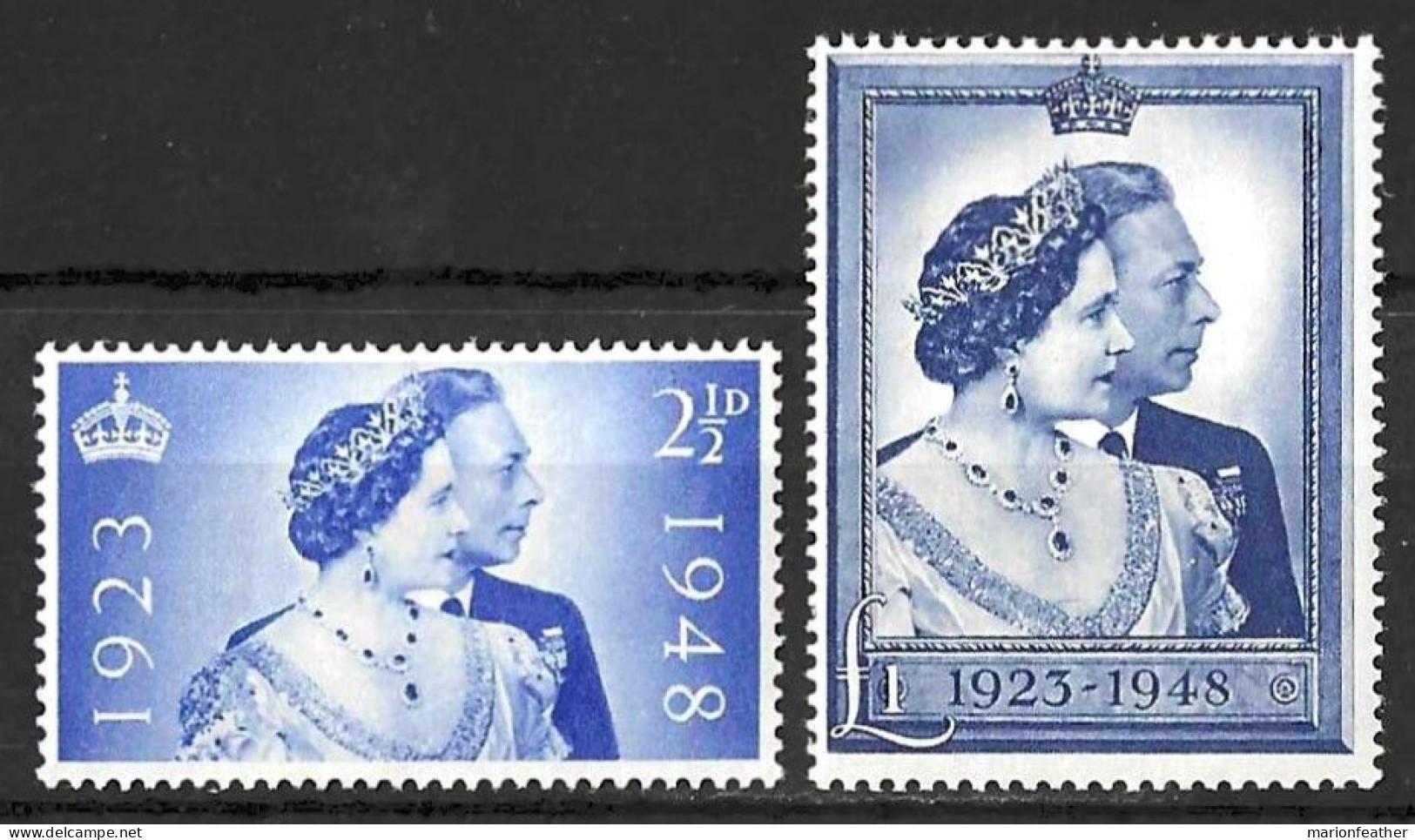 GB....KING GEORGE VI..(1936-52.)..OMNIBUS.....ROYAL SILVER WEDDING, SET OF 2....(.RSW.).....MNH...... - Ongebruikt