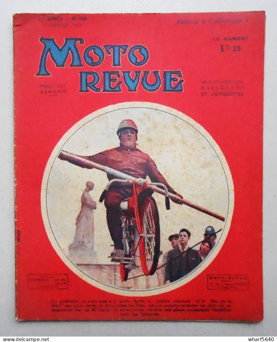 Moto Revue N° 513  -  7 Janvier 1933 - 1900 - 1949