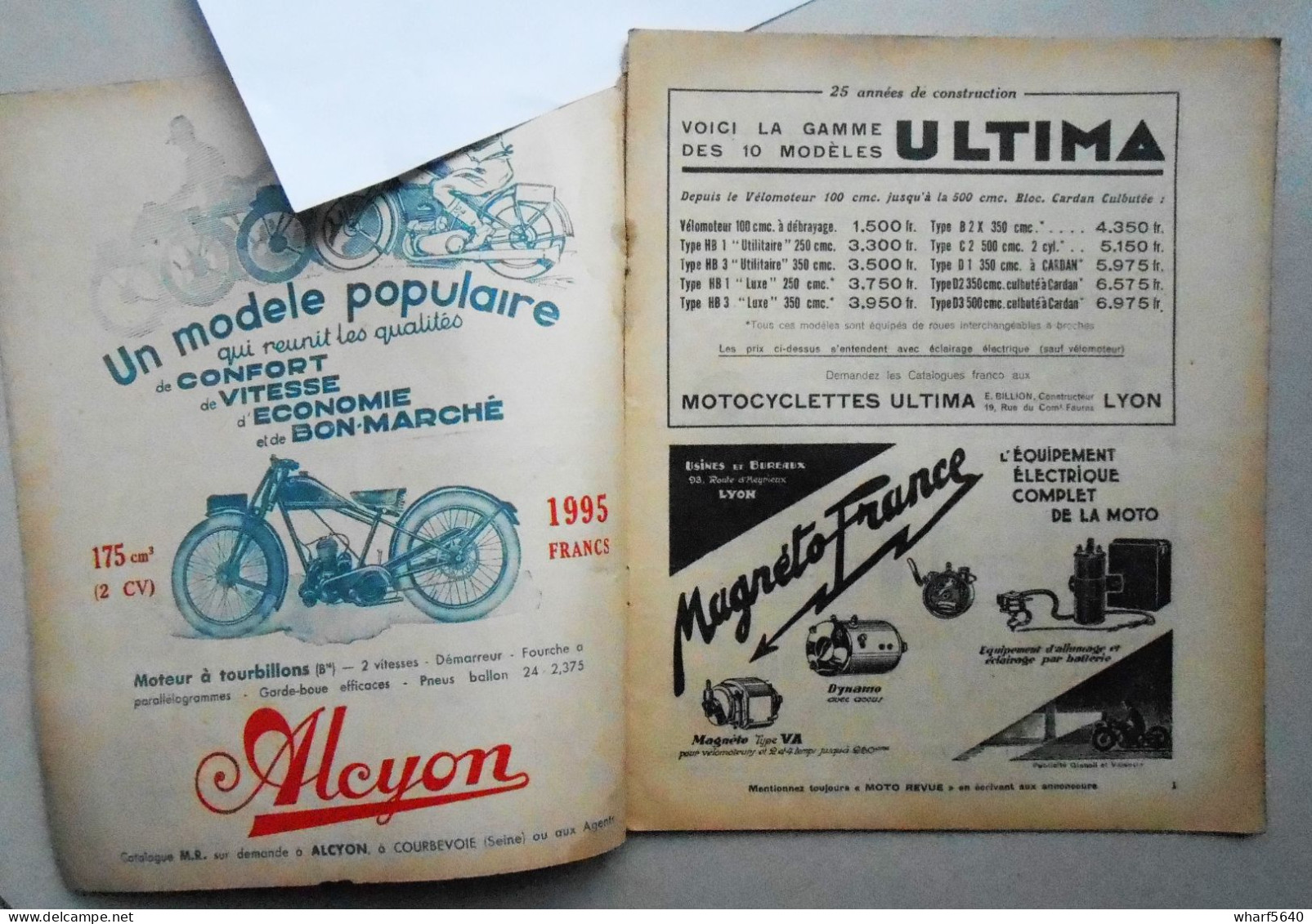 Moto Revue N° 509  -  10 Décembre 1932 - 1900 - 1949