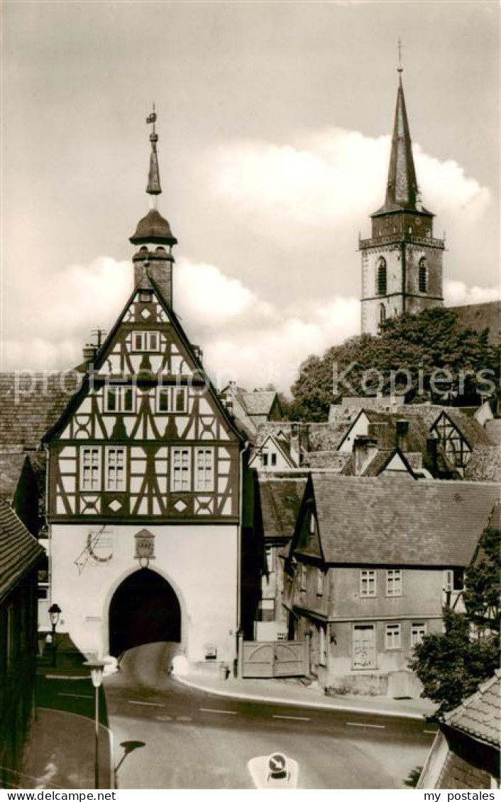 73833181 Oberursel Taunus Altes Rathaus Und Kath Kirche Oberursel Taunus - Oberursel