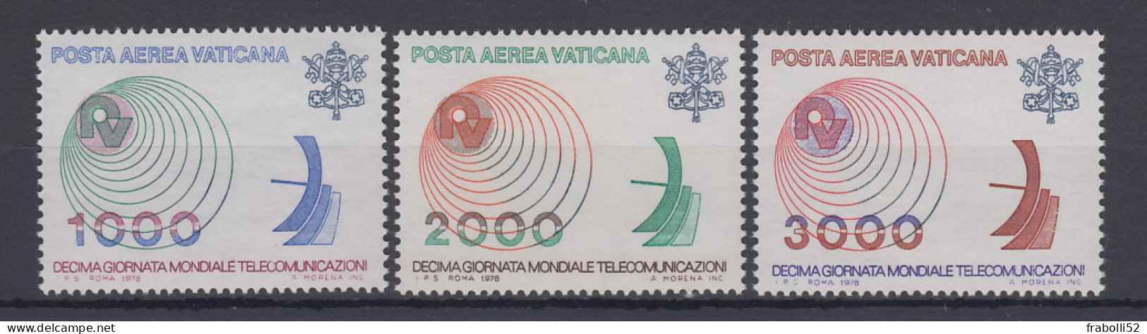Vaticano Nuovi:  P. A.  N. 63-5 - Airmail