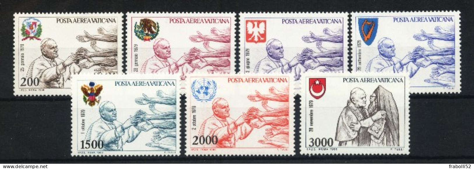 Vaticano Nuovi:  P. A.  N. 66-72 - Airmail