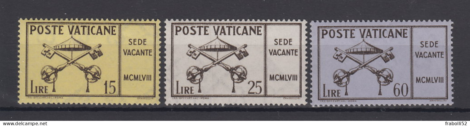 Vaticano Nuovi:  Giovanni XXIII - Giro  Completo 1958-1963 - Sammlungen