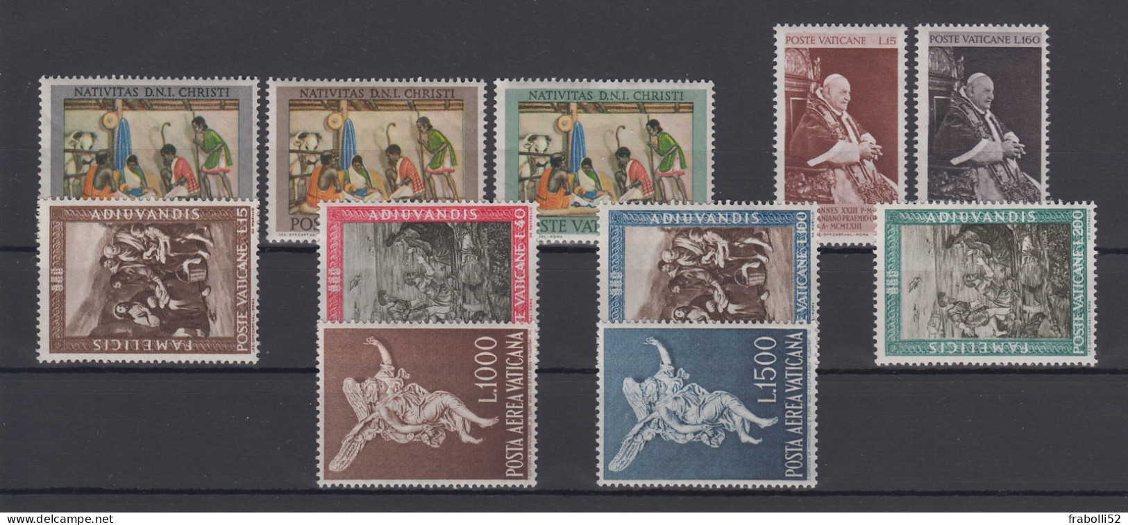 Vaticano Nuovi:  Giovanni XXIII - Giro  Completo 1958-1963 - Sammlungen