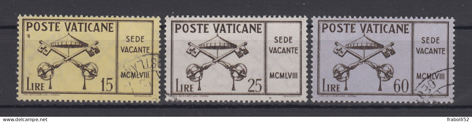 Vaticano Usati Di Qualità:  Giovanni XXIII, Giro Completo 1958-1963 - Collections
