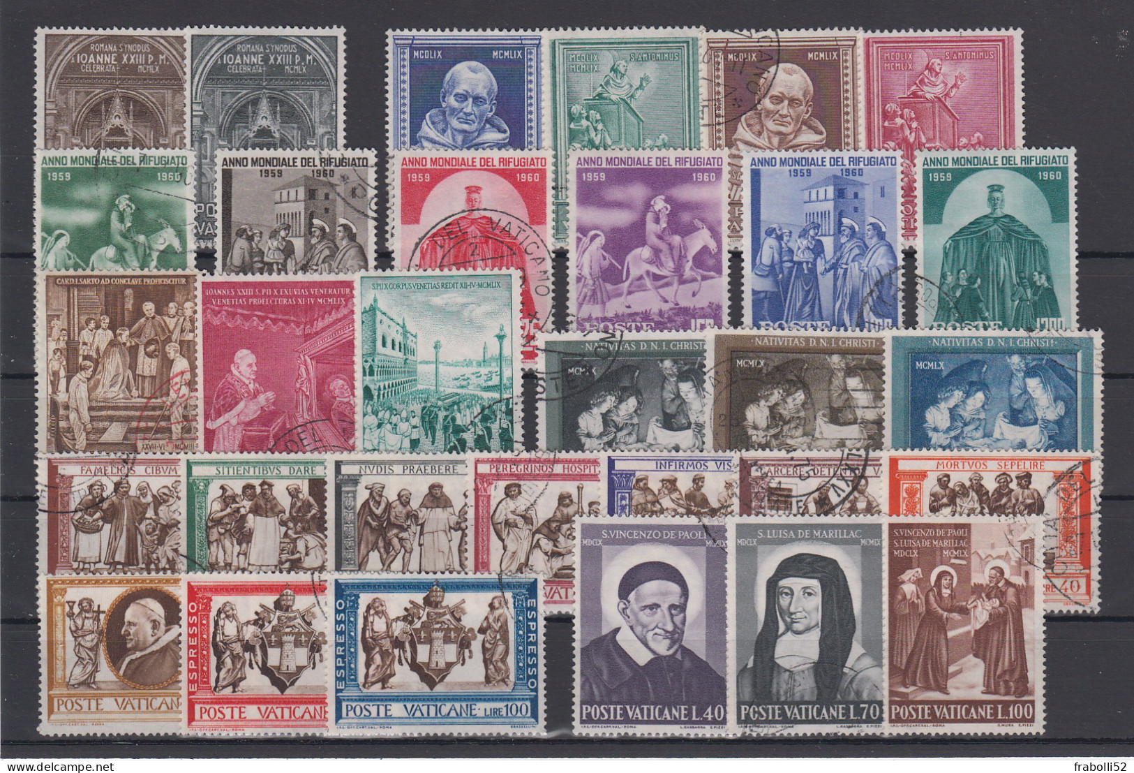 Vaticano Usati Di Qualità:  Giovanni XXIII, Giro Completo 1958-1963 - Sammlungen