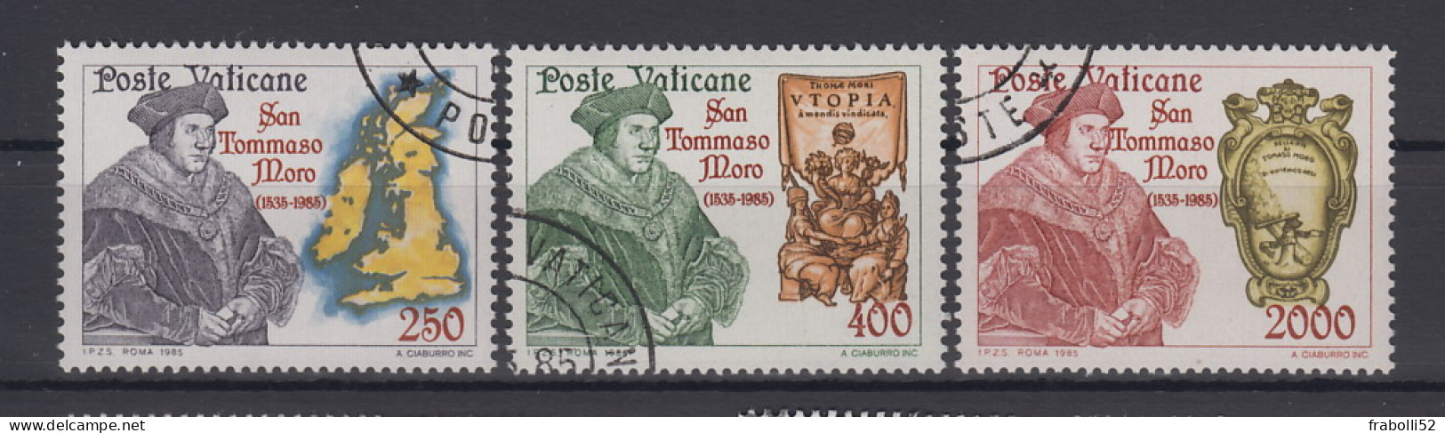 Vaticano Usati Di Qualità: N. 773-5 - Used Stamps