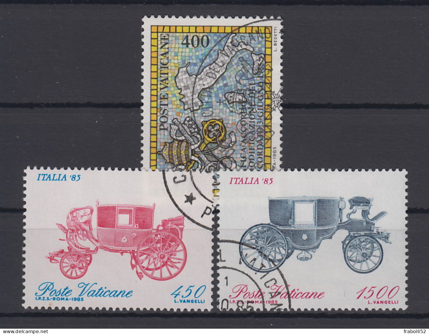 Vaticano Usati Di Qualità: N. 783 E 784-5. - Used Stamps