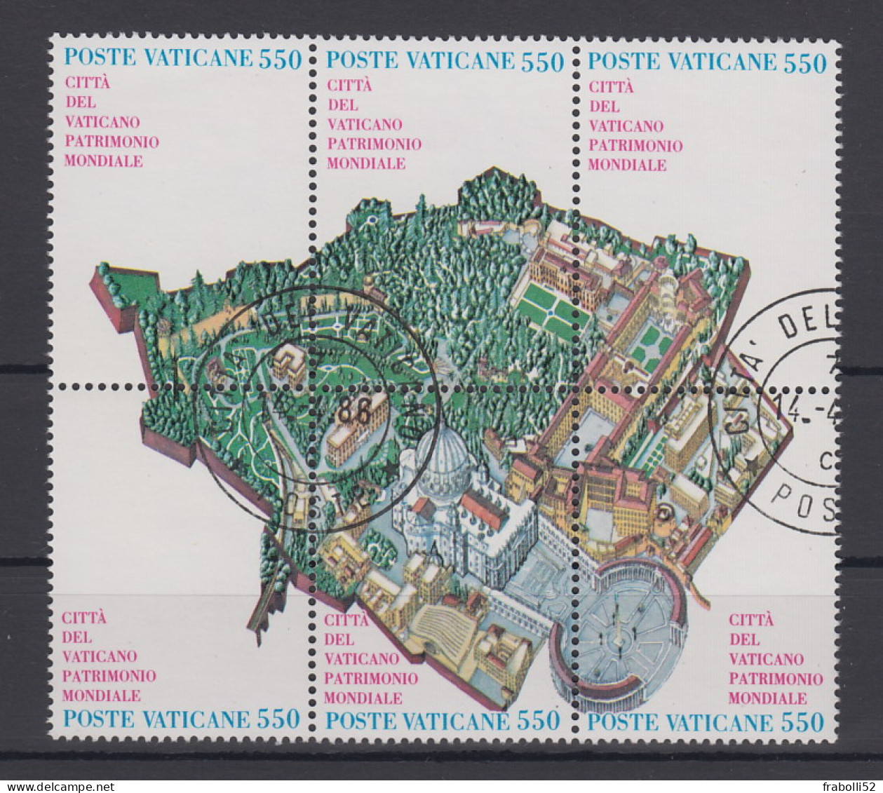 Vaticano Usati Di Qualità: N. 791-6  Lusso. - Used Stamps