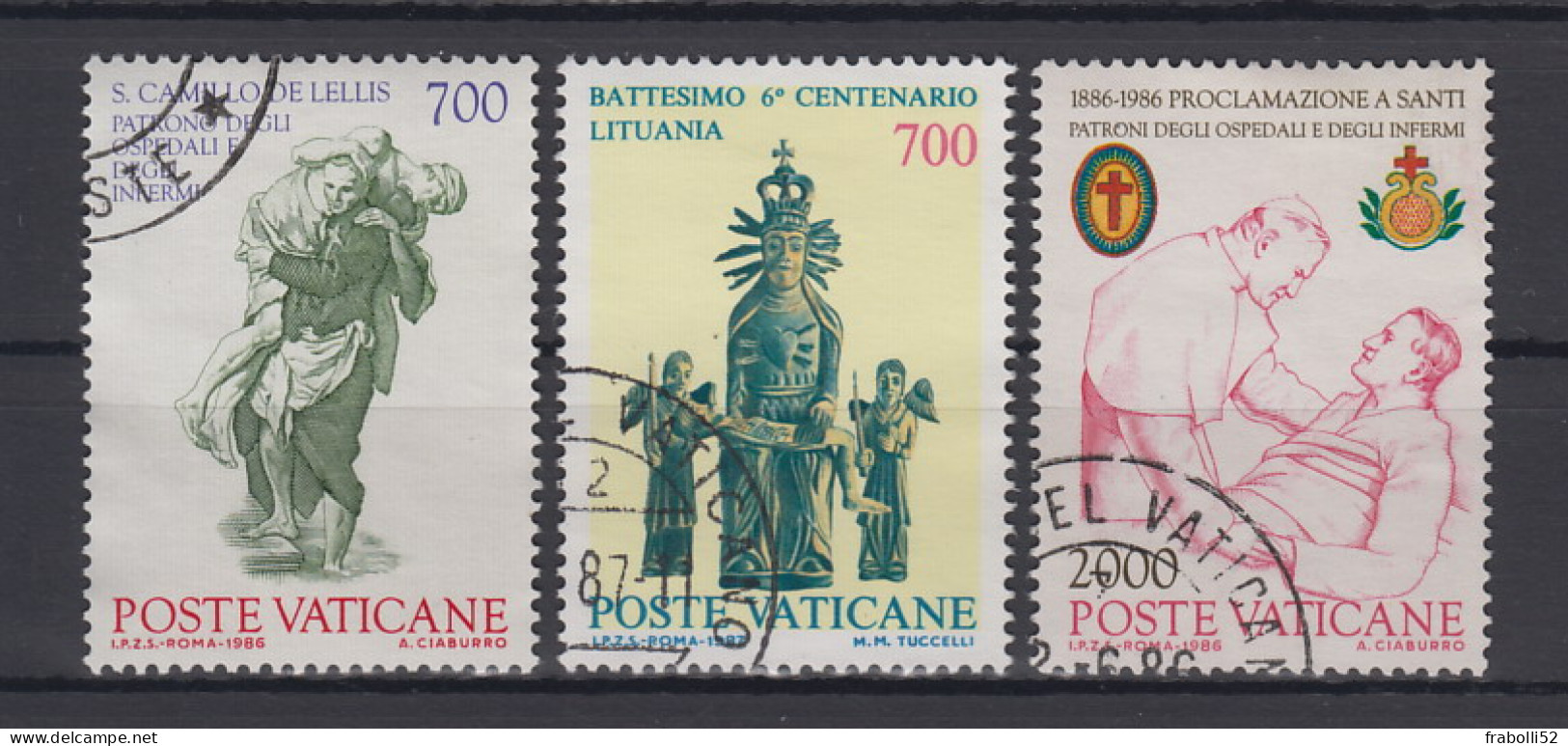 Vaticano Usati Di Qualità: N. 797-9 - Used Stamps