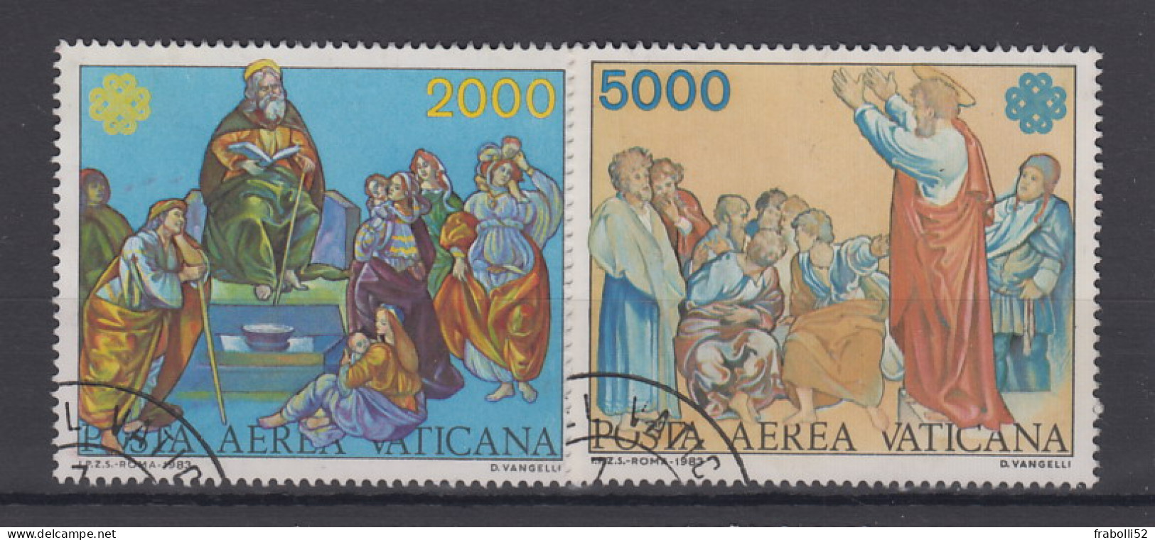 Vaticano Usati Di Qualità: P.A.  N. 73-4  Lusso - Airmail