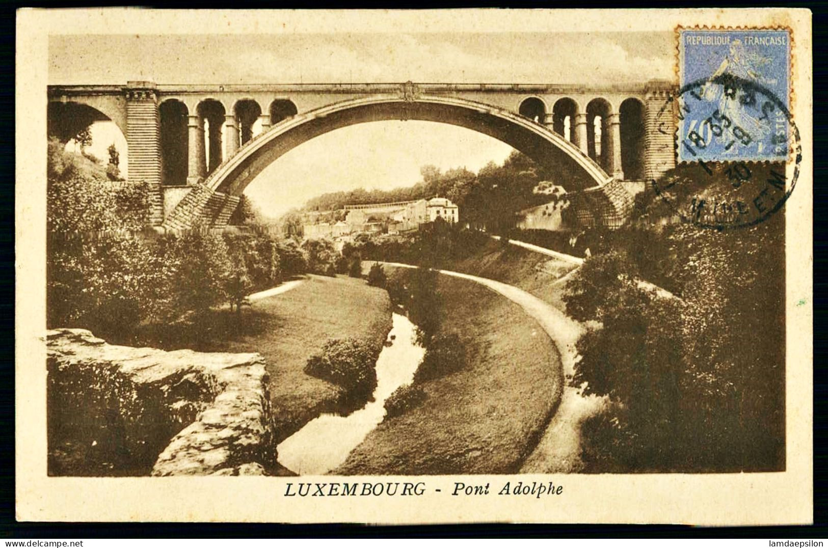 A65 LUXEMBOURG CPA  PONT ADOLPHE - Sammlungen & Sammellose