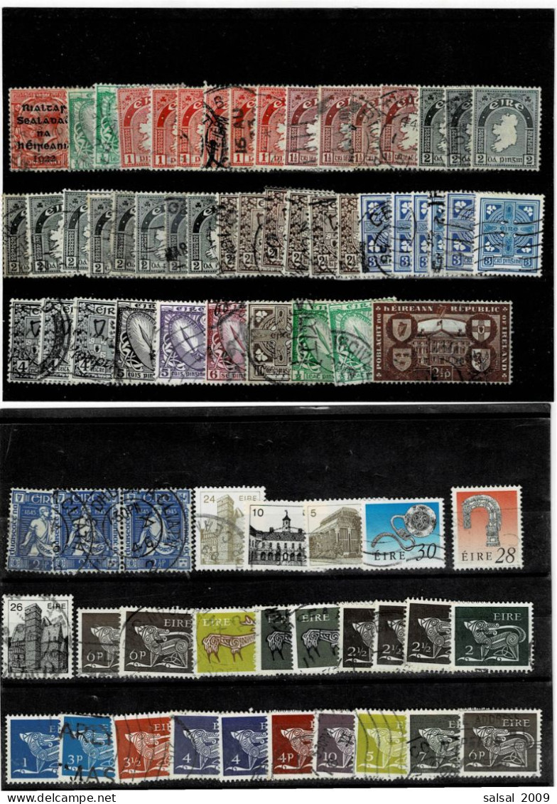 IRLANDA ,97 Pezzi Usati ,alcune Ripetizioni ,qualita Ottima - Used Stamps