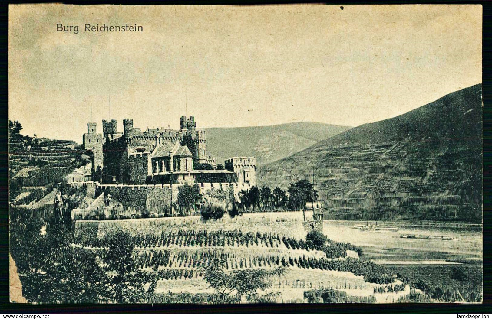 A65  ALLEMAGNE CPA  BURG REICHENSTEIN - Collections & Lots