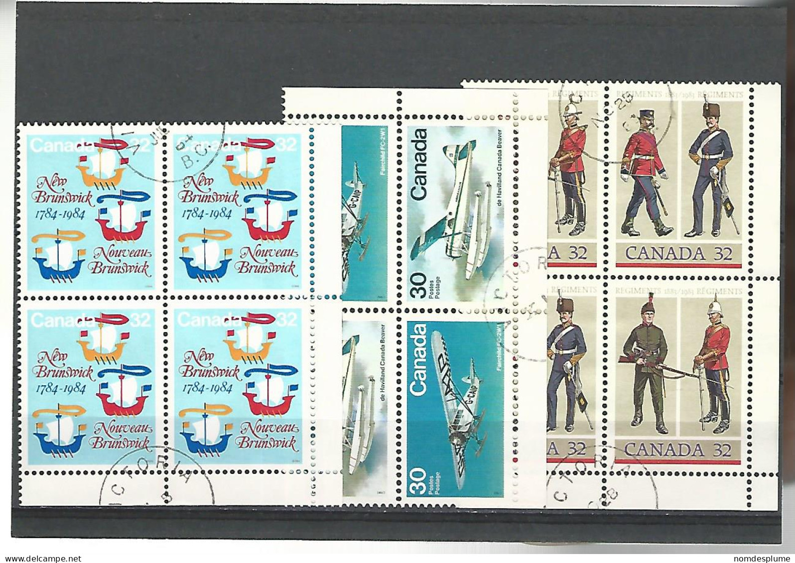 54564 ) Collection Canada Block - Blocks & Sheetlets