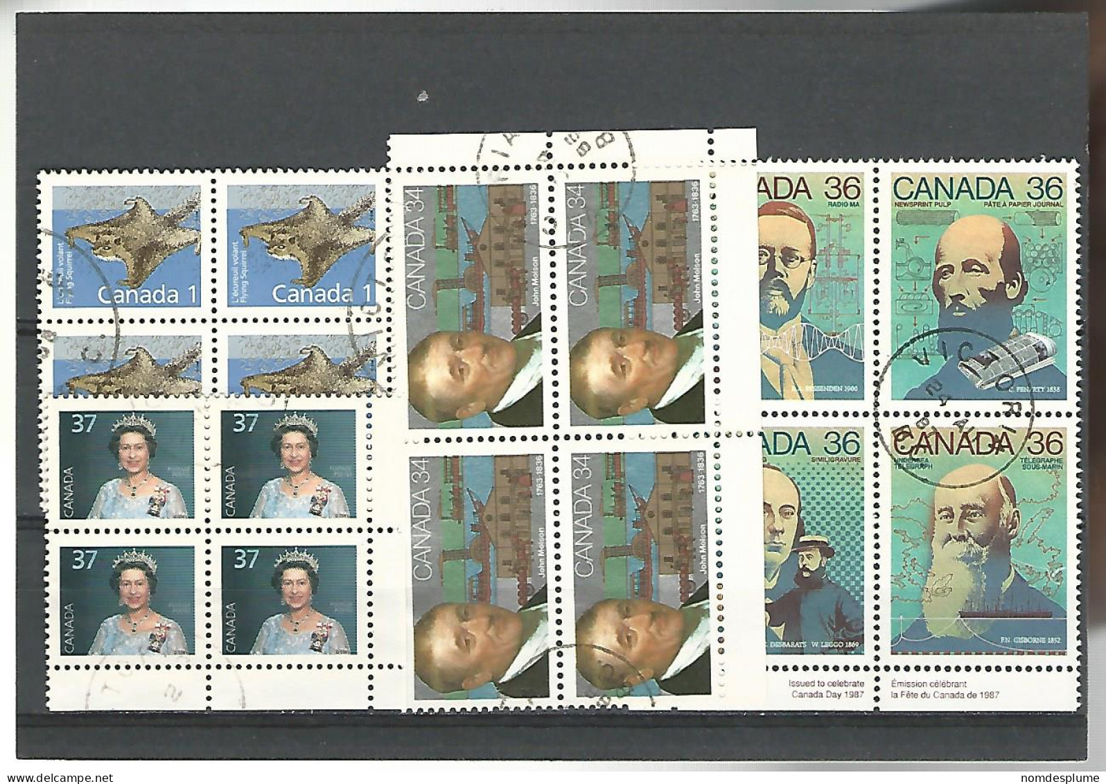 54569 ) Collection Canada Block - Hojas Bloque