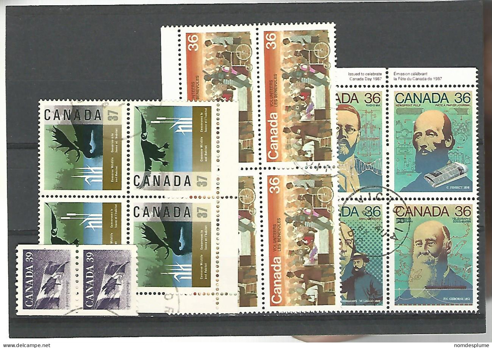 54570 ) Collection Canada Block - Blocchi & Foglietti