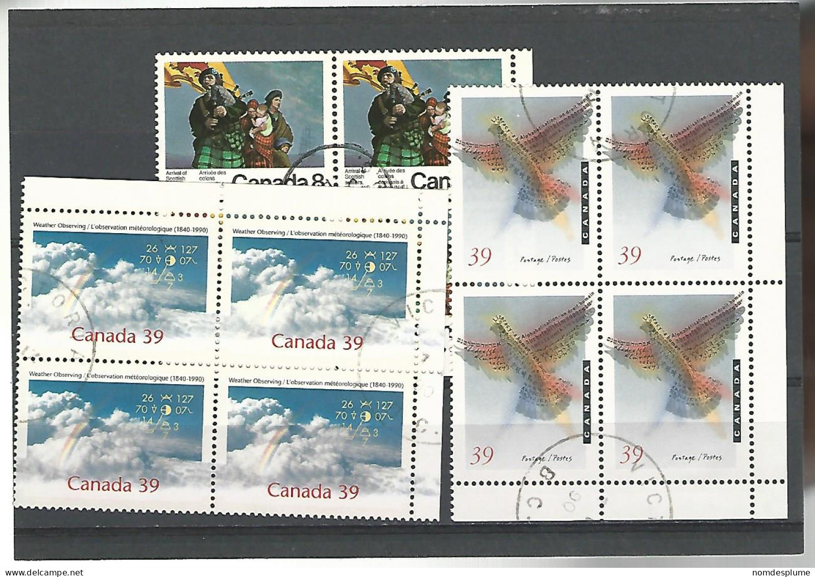 54577 ) Collection Canada Block - Blocs-feuillets