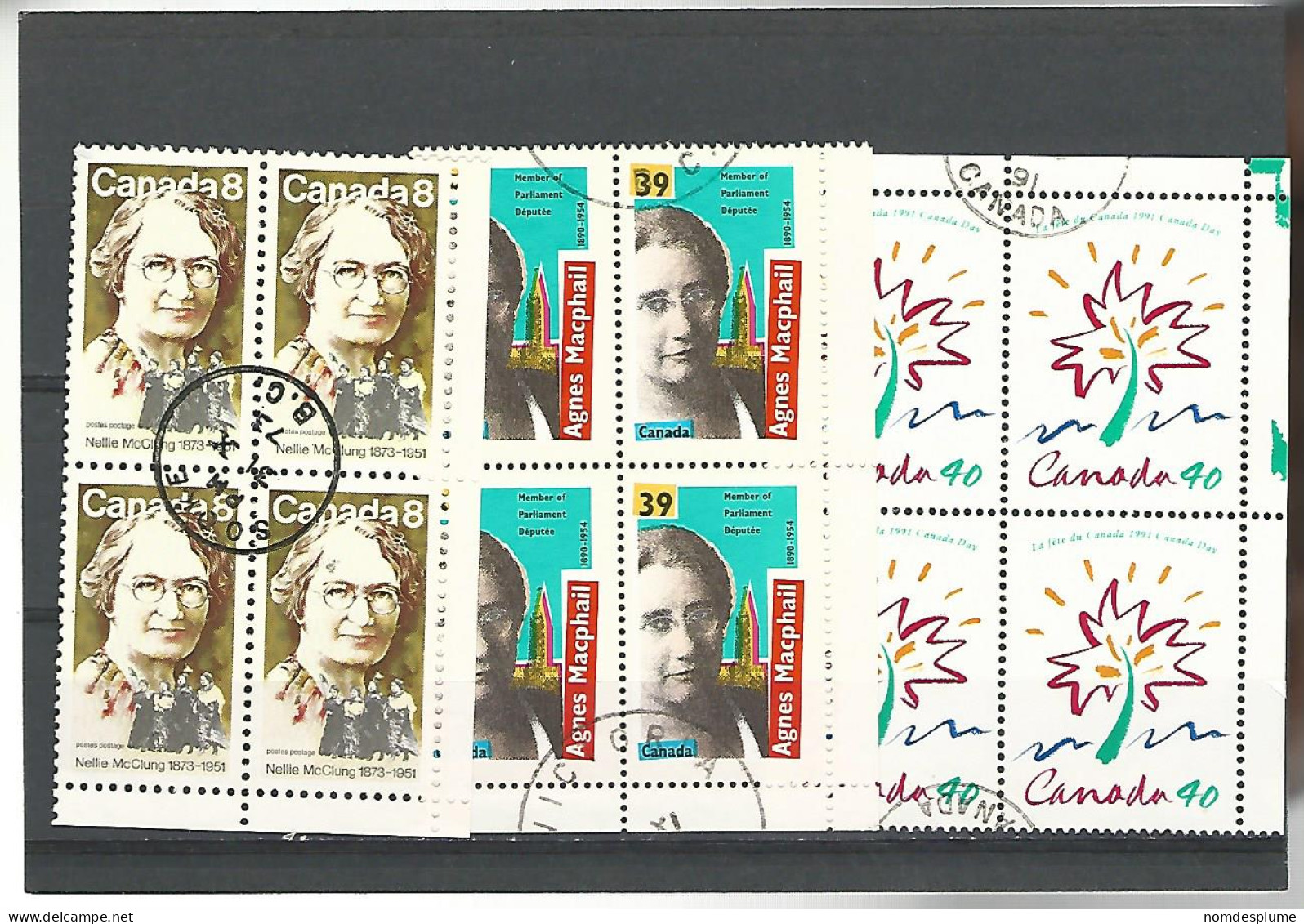 54578 ) Collection Canada Block - Hojas Bloque