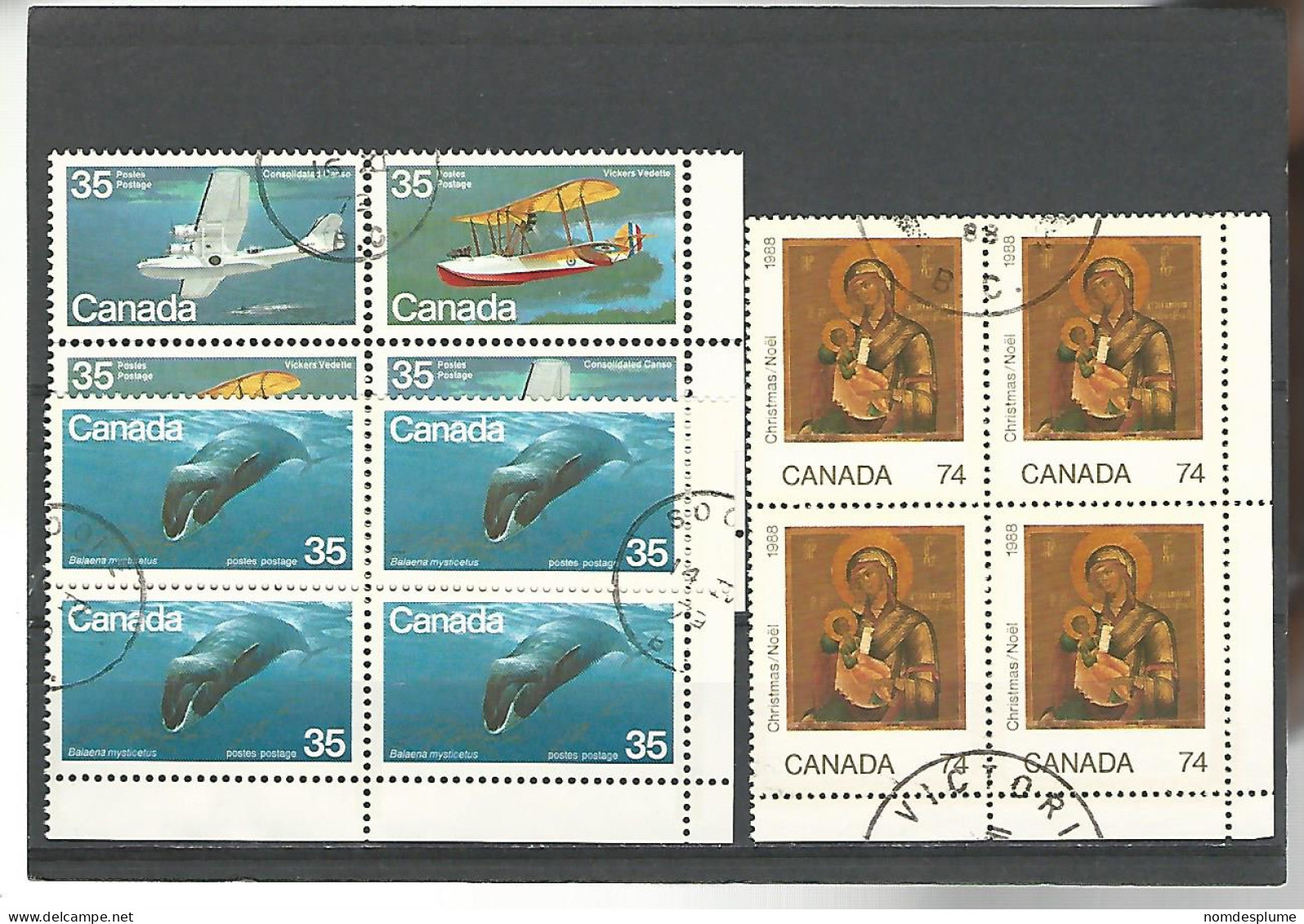 54584 ) Collection Canada Block - Blocchi & Foglietti