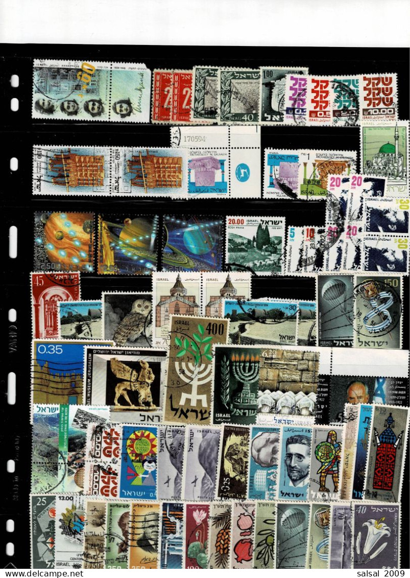 ISRAEL ,270 Pezzi Con E Senza Tab.con Ripetizioni ,usati ,in Genere Qualita Ottima - Used Stamps (with Tabs)