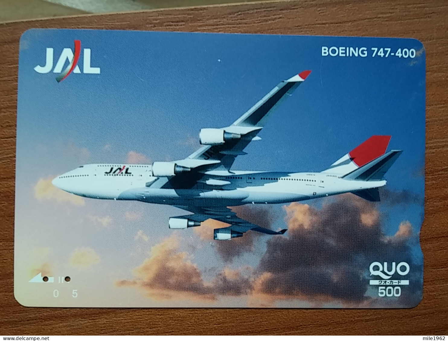 T-443 - JAPAN, Japon, Nipon, Carte Prepayee, Prepaid Card, Avion, Plane, Avio - Flugzeuge