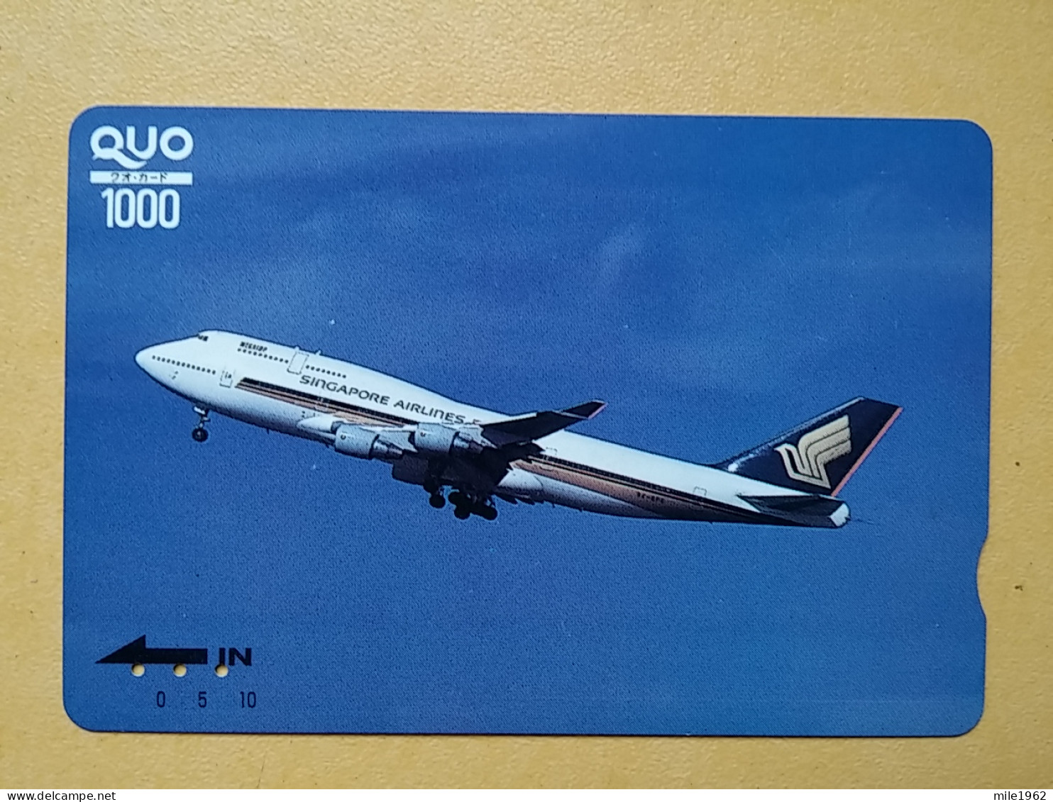 T-443 - JAPAN, Japon, Nipon, Carte Prepayee, Prepaid Card, Avion, Plane, Avio - Flugzeuge