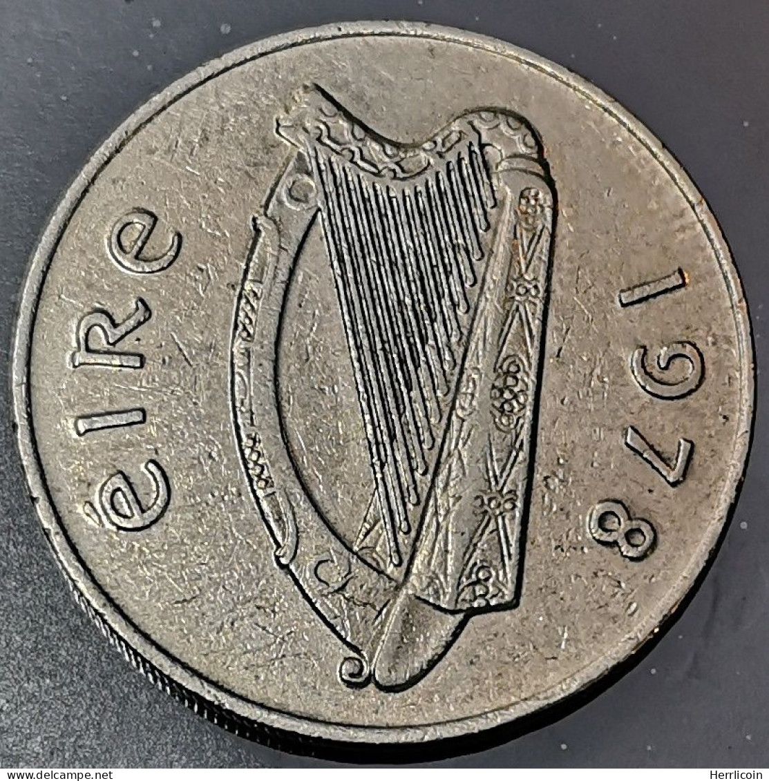 Monnaie Irlande - 1978   - 10 Pence Grand Module - Irlanda