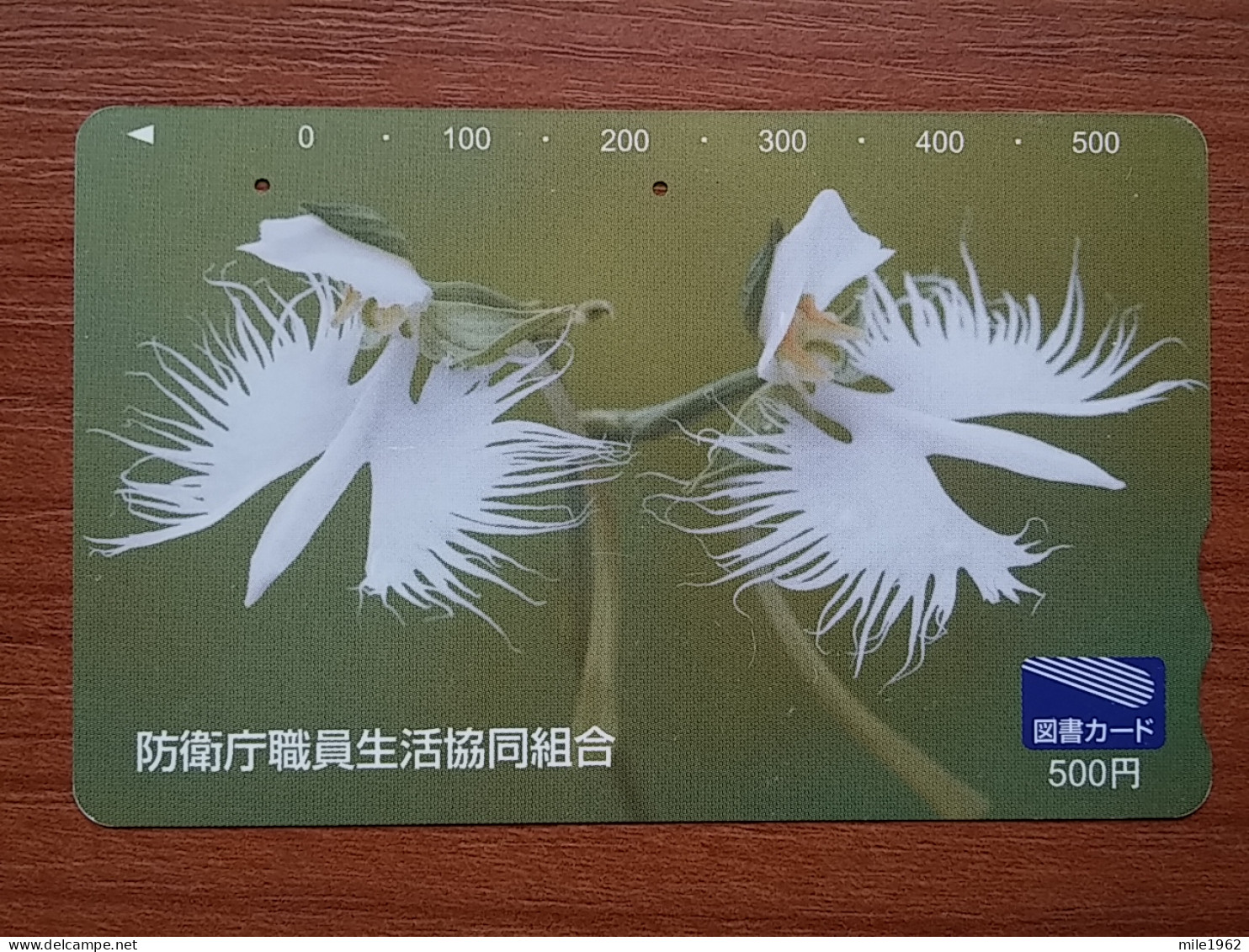 T-446 - JAPAN, Japon, Nipon, Carte Prepayee, Prepaid Card, FLOWER, FLEUR - Blumen