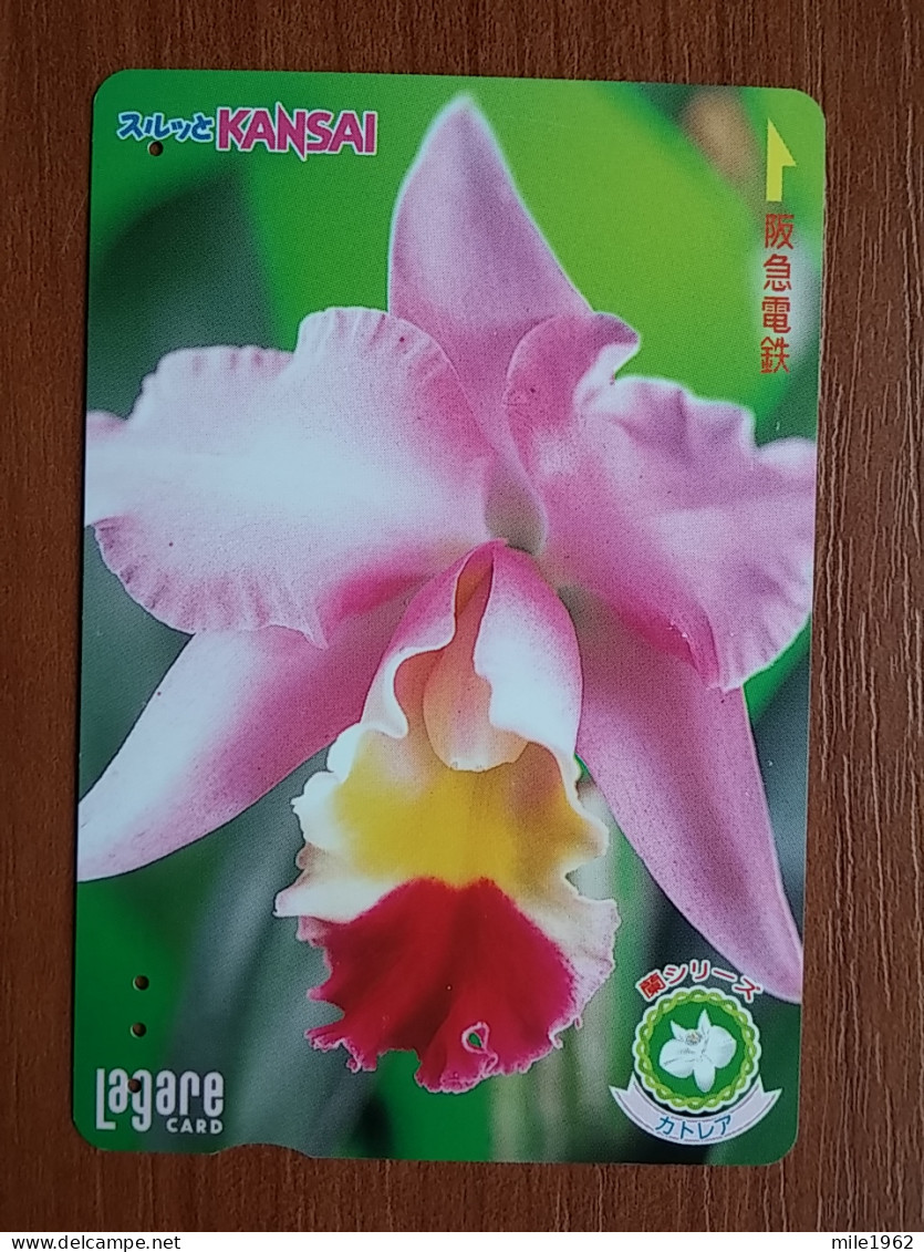 T-446 - JAPAN, Japon, Nipon, Carte Prepayee, Prepaid Card, FLOWER, FLEUR - Blumen