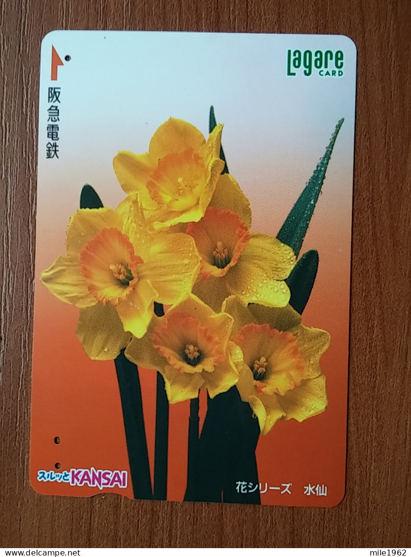 T-446 - JAPAN, Japon, Nipon, Carte Prepayee, Prepaid Card, FLOWER, FLEUR - Fleurs