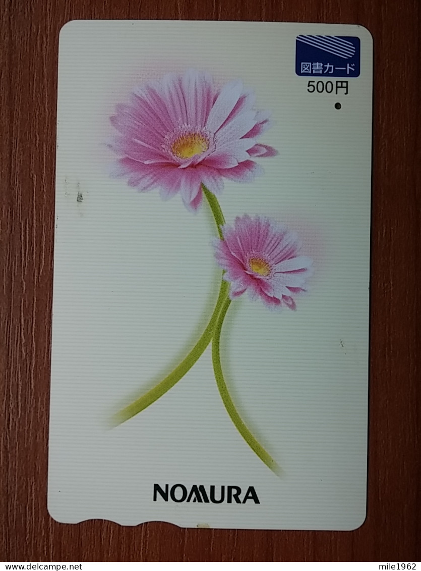 T-446 - JAPAN, Japon, Nipon, Carte Prepayee, Prepaid Card, FLOWER, FLEUR - Flowers