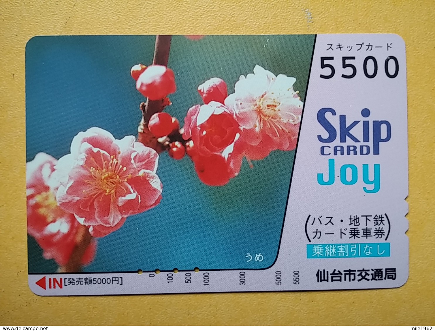 T-446 - JAPAN, Japon, Nipon, Carte Prepayee, Prepaid Card, FLOWER, FLEUR - Flowers