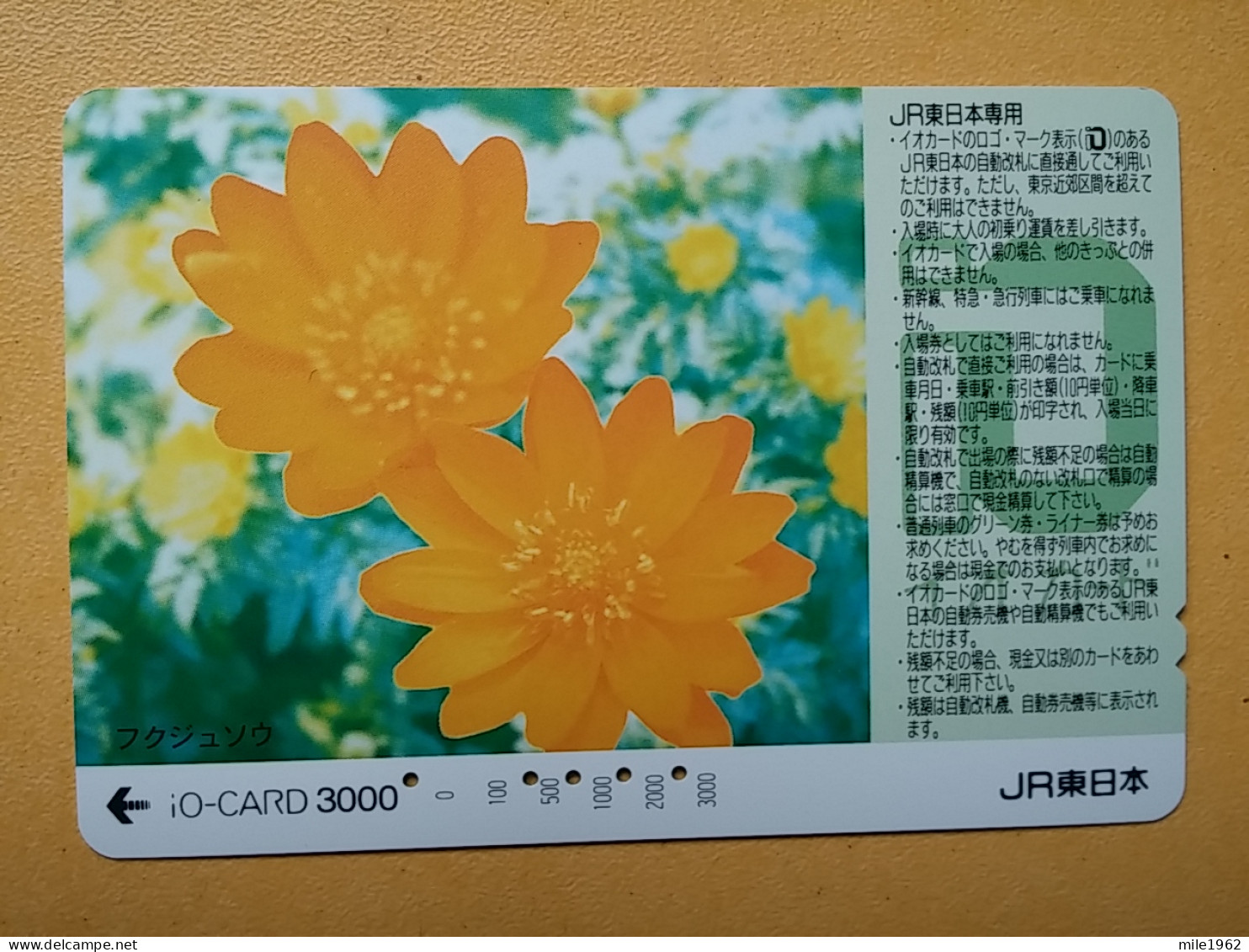 T-446 - JAPAN, Japon, Nipon, Carte Prepayee, Prepaid Card, FLOWER, FLEUR - Bloemen