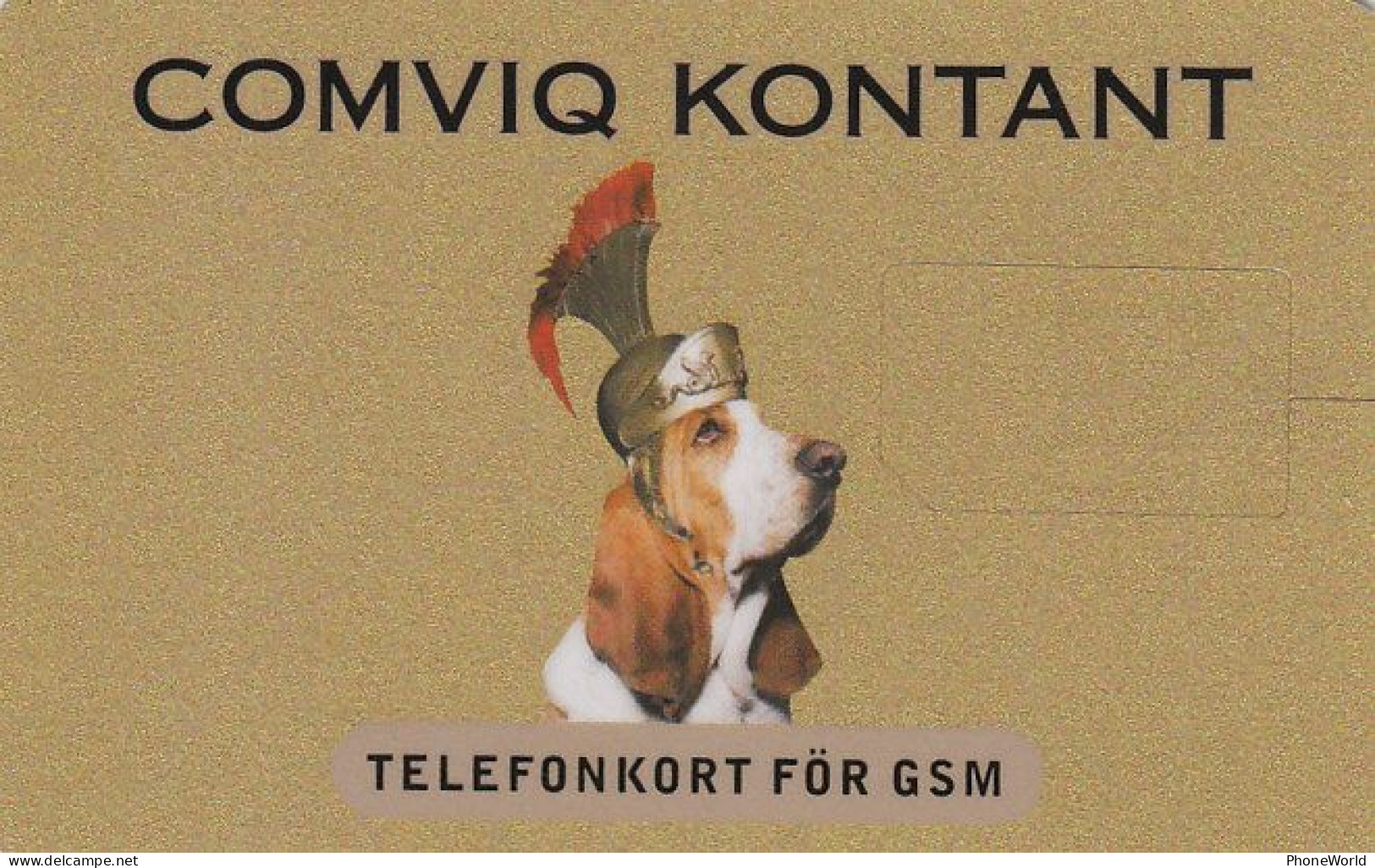 Sweden, COMVIQ KONTANT, GSM SIM 073- Dog - Svezia