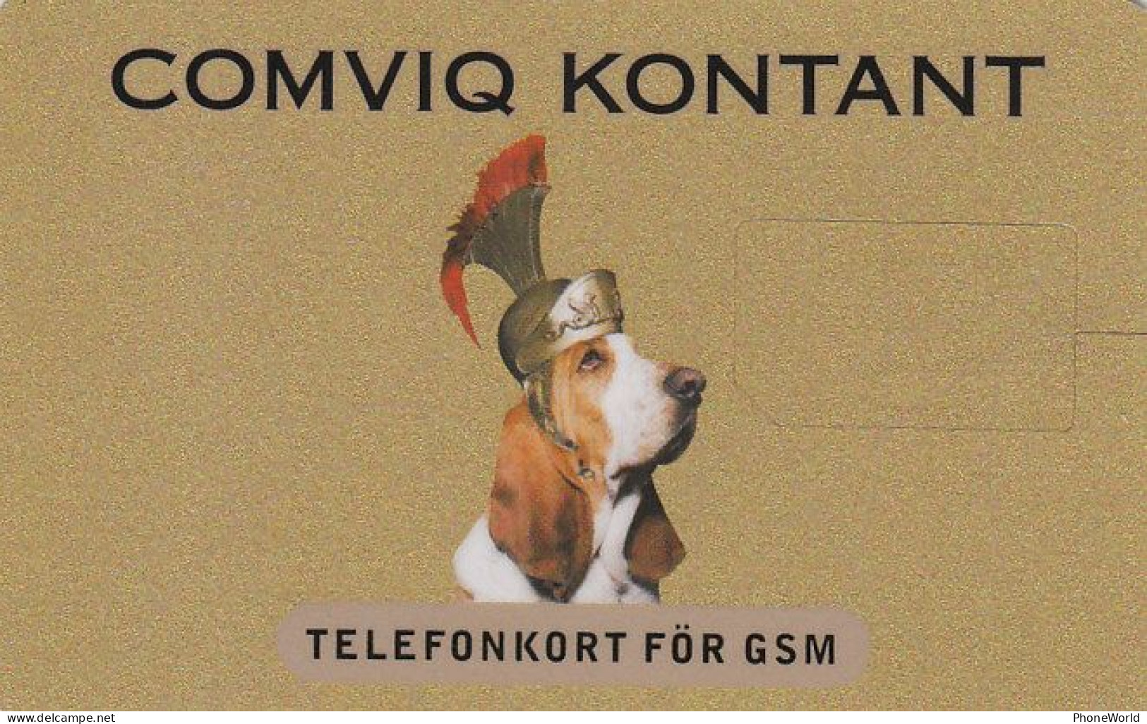 Sweden, COMVIQ KONTANT, GSM SIM 073- Dog - Schweden