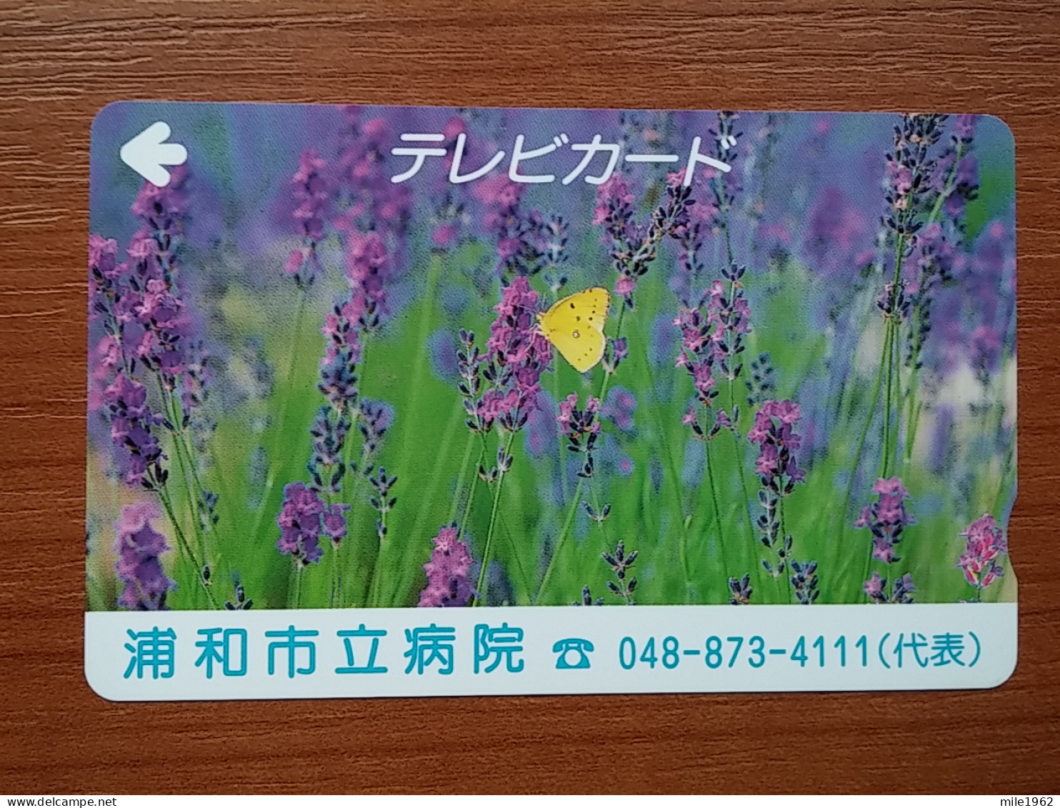 T-447 - JAPAN, Japon, Nipon, Carte Prepayee, Prepaid Card, FLOWER, FLEUR - Fiori