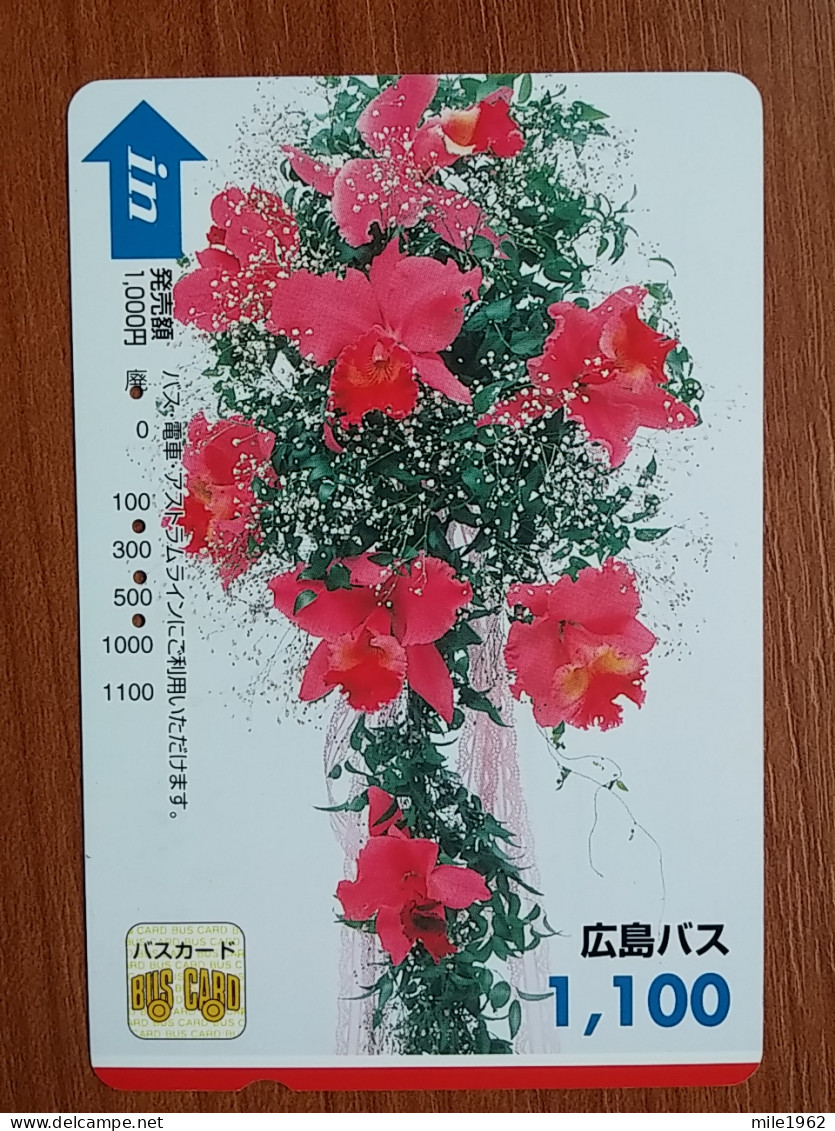 T-447 - JAPAN, Japon, Nipon, Carte Prepayee, Prepaid Card, FLOWER, FLEUR - Fiori