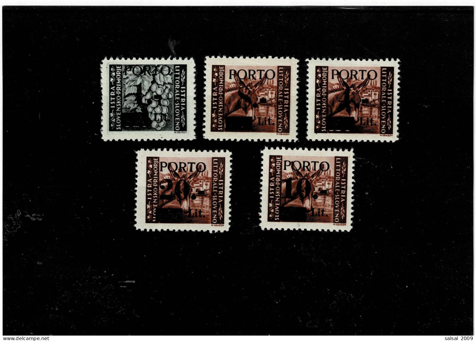 ISTRIA E LITORALE SLOVENO ,segnatasse ,serie Completa MNH ,qualita Splendida - Occup. Iugoslava: Istria