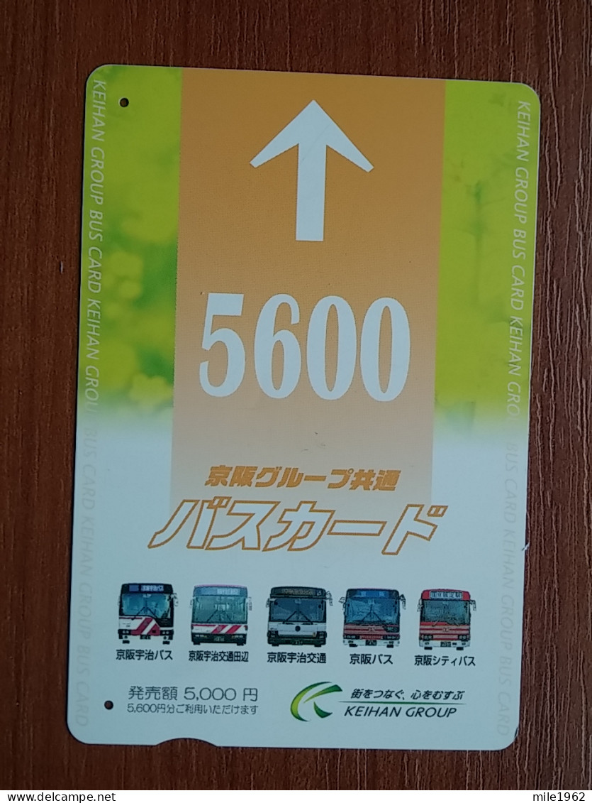 T-451 - JAPAN, Japon, Nipon, Carte Prepayee, Prepaid Card, Bus, Autobus - Voitures