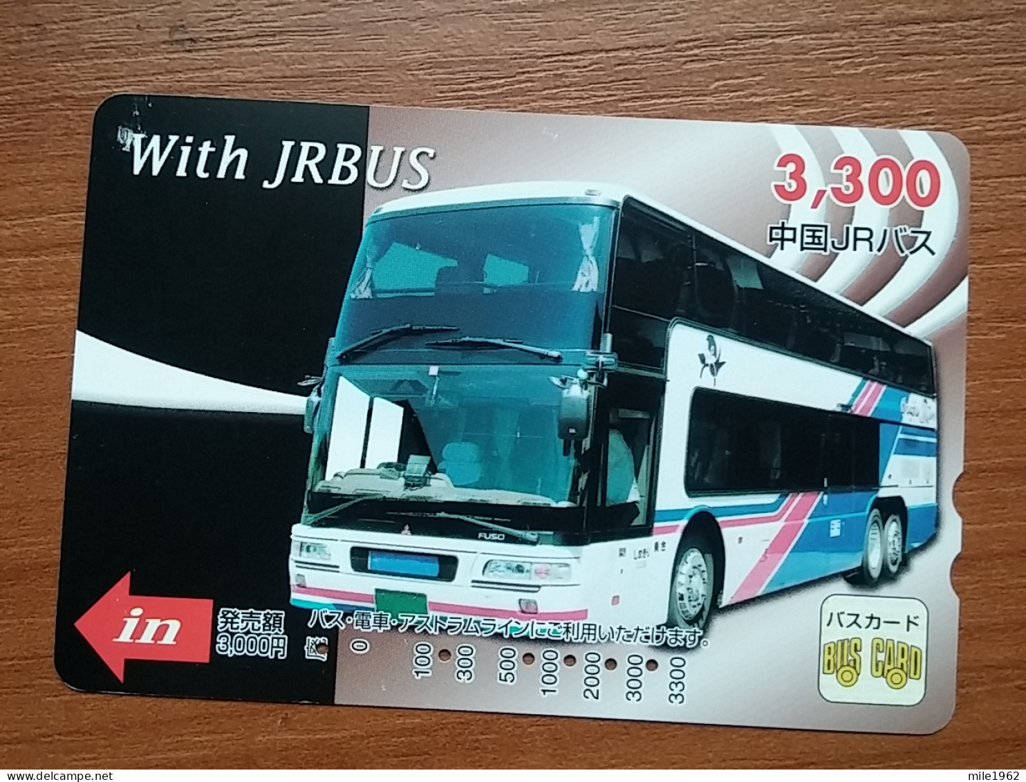 T-451 - JAPAN, Japon, Nipon, Carte Prepayee, Prepaid Card, Bus, Autobus - Autos