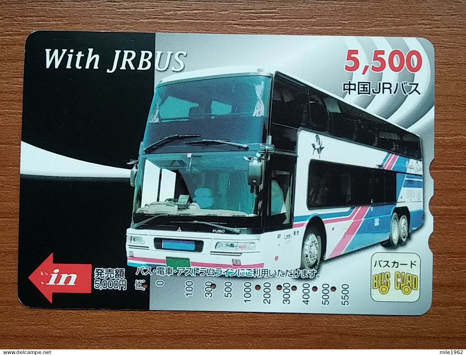 T-451 - JAPAN, Japon, Nipon, Carte Prepayee, Prepaid Card, Bus, Autobus - Coches