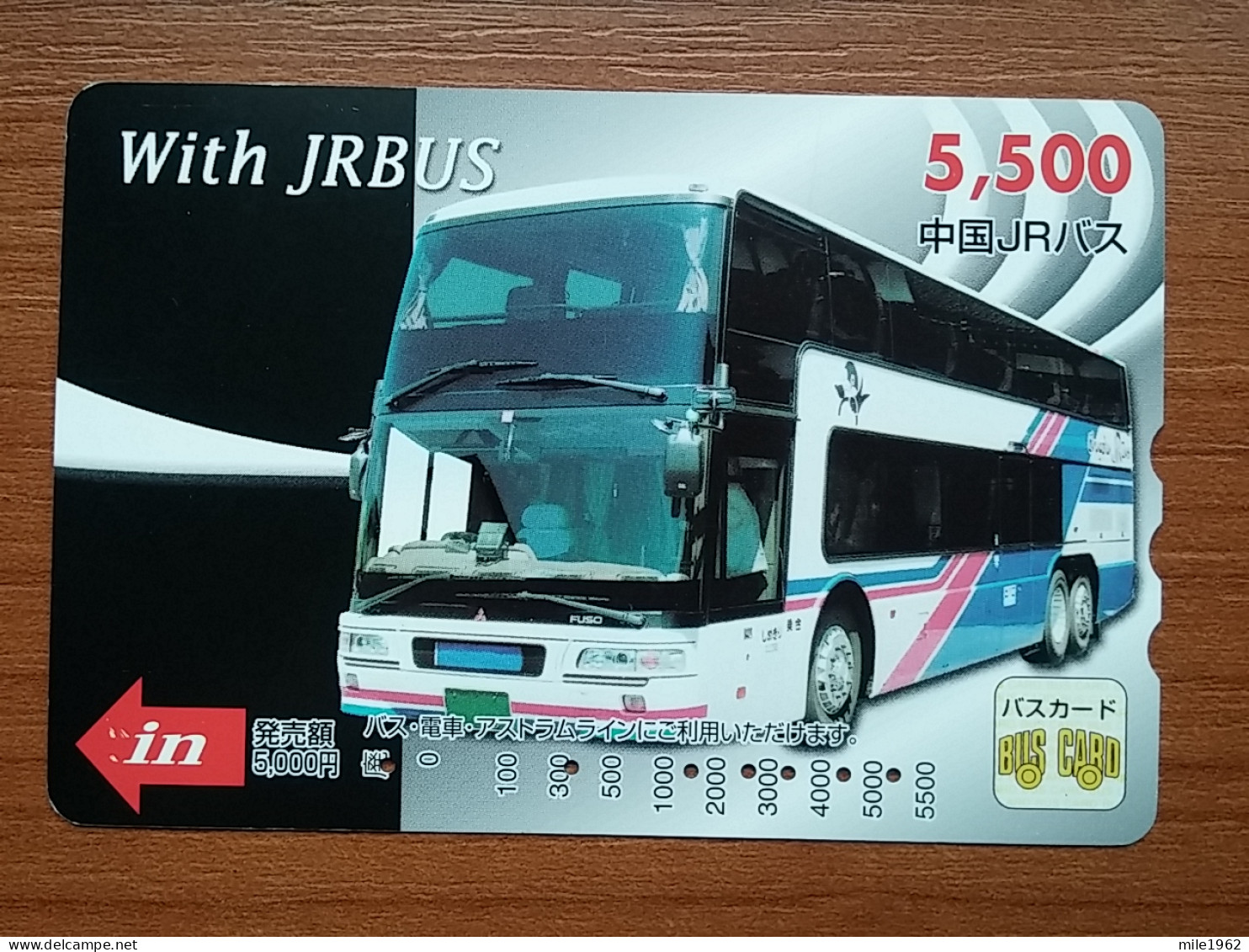 T-451 - JAPAN, Japon, Nipon, Carte Prepayee, Prepaid Card, Bus, Autobus - Auto's