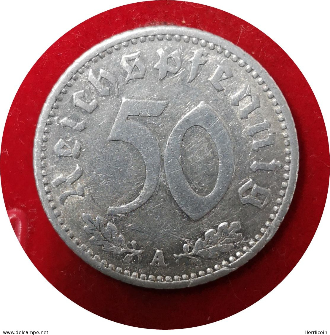 Monnaie Allemagne 1935 A - 50 Reichspfennig - 50 Reichspfennig